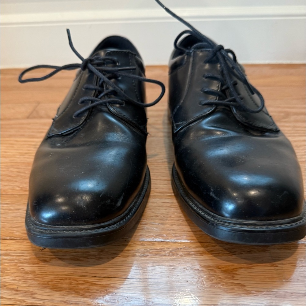 Nunn Bush Men's Black Leather Dress Shoes Slip
Resistant Comfort gel Size 9m